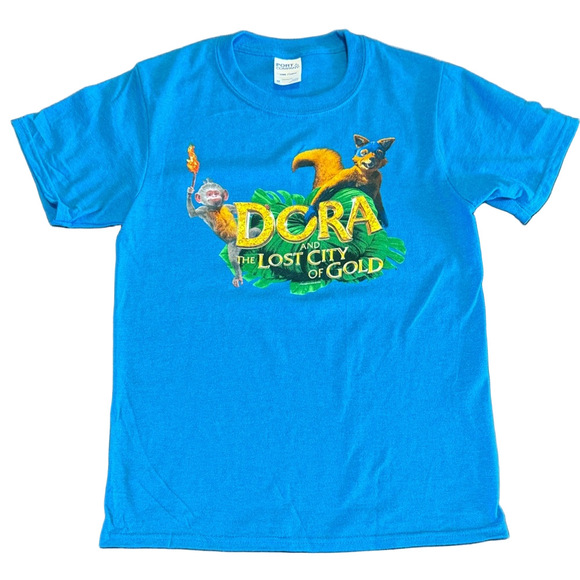 Blue Dora and the Lost City of Gold Kids Unisex T-Shirt Size M NWOT - Picture 2 of 3